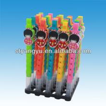 Surprise Candy Toy Fan Flute Girl Plastic Candy Toy