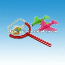 Children Plastic Plane and Bow Toy with Candy