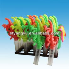  Plastic   Toy  Saxophone with Ballon Dragon
