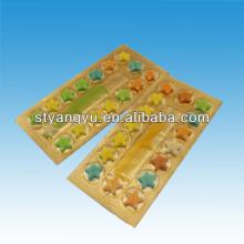 Star candy with comb toy , fruit press candy