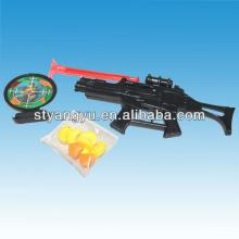 Small Plastic Gun Toy with Candy for kids