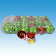 Small Colorful Plastic Football Toy with Candy