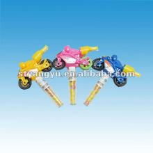 Motorcycle Toy with Candy/ Interesting Kids Plastic Motorcycle Toys With Pressed Candy