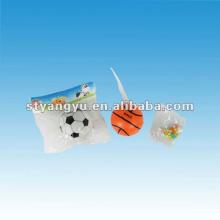 Plastic Play Ball Toy with Candy
