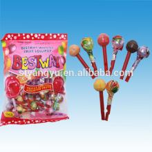 Best Whistle Fruit Flavor Sweet Lollipop