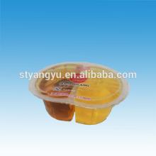 Double fruit flavor jelly pudding cup