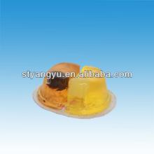 Double fruit flavor jelly cup