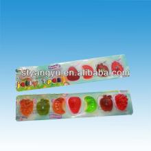 7 Pieces of Fruit Shape Jelly