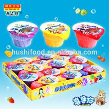 Jelly Assorted Fruit Jelly Pudding Cup Assorted Fruit Jelly 38g