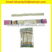 23cm colored rope twist marshmallow stick candy