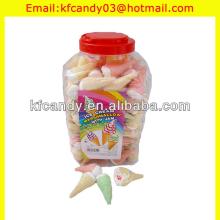 good flavor sweet ice cream strawberry filling marshmallow candy in bottle