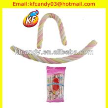 30CM good flavor colored fruity long twisted marshmallow candy
