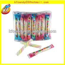13CM Good taste sweet fruit flavor halal twisted colored marshmallow candy