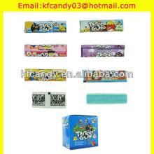 4g good quality 7cm tattoo gum/bubble gum with tattoo/sticker tattoo bubble gum