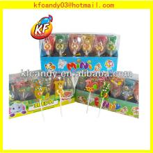 21G Good flavor fruit flavor animal shape soft jelly pop candy(lollipop candy)