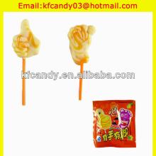 16g funny sweet hand & feet shape lollipop candy