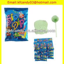 lollipop with sour fruit powder candy for kids