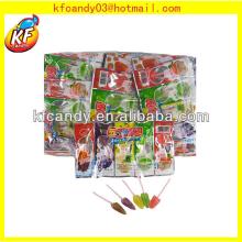 18g Delicious good taste colorful hard candy fruit pop lollipop