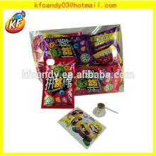 4G Good taste sweet magic pop candy lollipop with popping candy