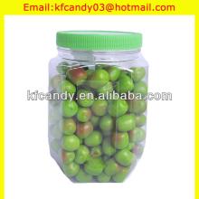 high quality super big apple fruit chewing gum balls