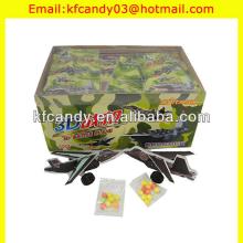 high quality plasitc 3D warplane puzzle candy toys for kids