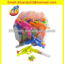 best selling mini plastic toy candy guns for kids