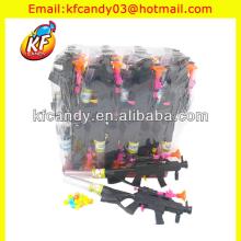 funny plastic small heaving  machine  guns candy  toy  for promotional