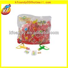 Best selling  plastic  mini power  ball  toy  candy  for promotional