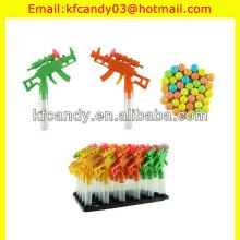 funny machine gun toy candy/candy toy/plastic candy toy
