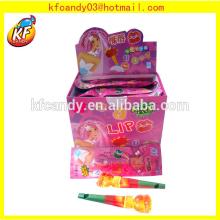 Funny light bulb candy lip shape toys candy for promotional