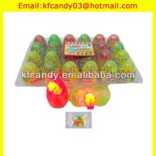 good sale plastic light up egg with toy inside candy toy