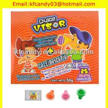 funny mini plastic kaleidoscope sweet candy toy factory