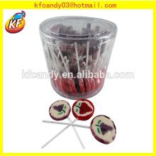 15G Delicious sweet fruit flavor flower  lollipop  candy  customized   lollipop   stick 