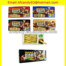 16g crispy sweet chocolate with biscuit stick candy for kids