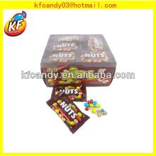 7g Good quality crispy colored chocolate  coated   nuts  candy