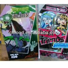 Popping Candy With Foot Lollipop And Tattoo