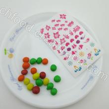 Funny 3D Nail Sticker With Chocolate Bean Candy