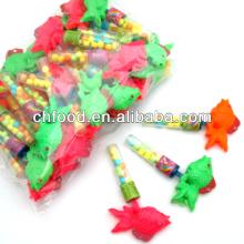 Mini Fish Toy Candy With Whistle, Fish Toy With Candy