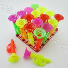Hot Sale! Funny Plastic Whistle Horn Toy Candy