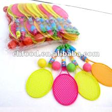 Racket Shape Toy Candy/Cheap Candy Toy Factory