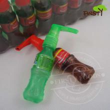 Cola bottle spray candy