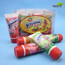 Toothpaste chewing gum