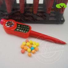 Mobile toy candy with pen