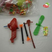 Helicopter gun toy candy