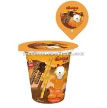 45g Ozi Garfield Stick Chocolate Biscuit Cup Manufacturer