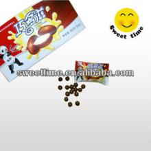 Chocolate coated biscuit