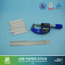 2.3mmX70mm clear white lollipop paper sticks