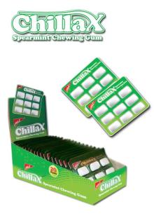Chillax Spearmint Chewing Gum