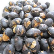 Roasted Japanese snack food of black soybean
