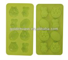 Easter egg shaped silicone chocolate candy jelly herbs juice cube mold mould ice cube freezer tray f